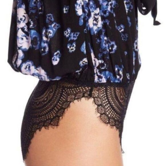 NWT Free People Forties Feels Floral Bodysuit - Picture 5 of 10